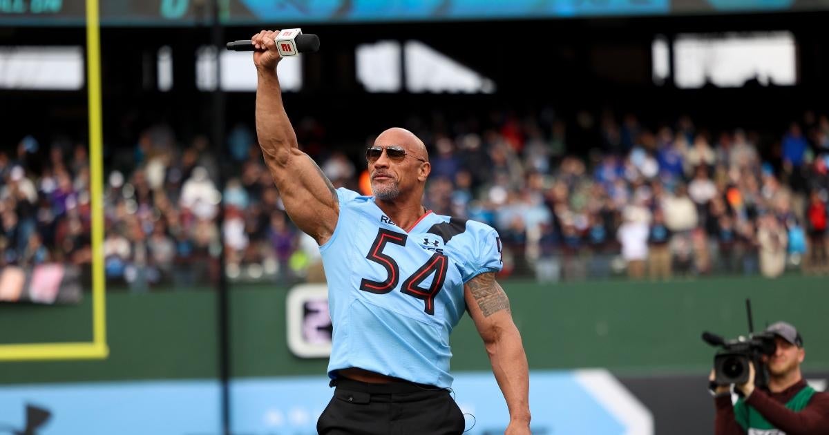 Dwayne 'The Rock' Johnson Announces New Name of Merged XFL-USFL League ...