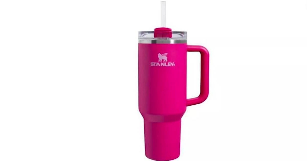 Starbucks limited edition pink Stanley cups cause mayhem as fans line up  overnight to get the $50 mug at Target stores - with fights breaking out  and resellers flogging cup for up