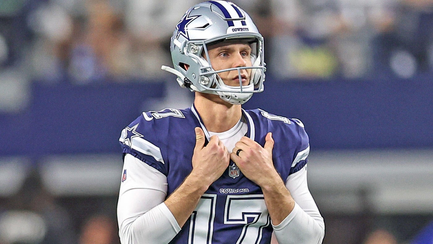 Cowboys All-Pro kicker Brandon Aubrey misses practice Wednesday for unique reason