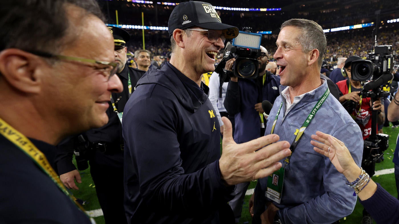 Ravens' John Harbaugh makes playful jab about Michigan's sign-stealing scandal involving brother Jim Harbaugh