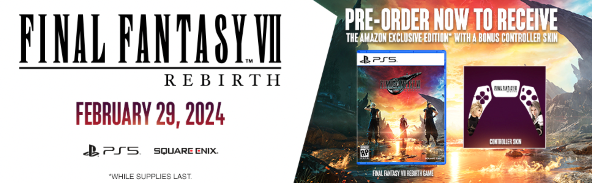 Final Fantasy VII Rebirth - Steelbook Edition ( Exklusive)  (PlayStation 5) : : PC & Video Games