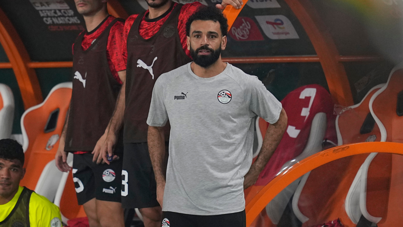 Mohamed Salah out two matches for Egypt at AFCON after straining hamstring in draw with Ghana, federation says