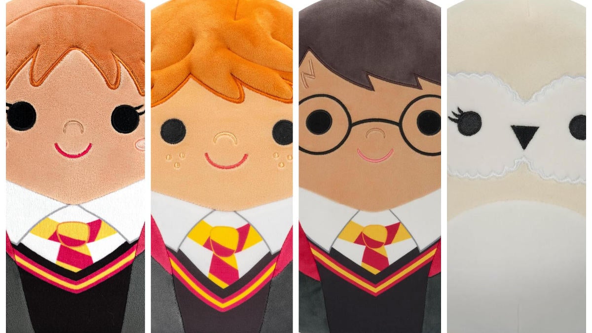 Squishmallow 8 Inch Harry Potter Set of 4 - Gryffindor, Ravenclaw,  Hufflepuff, Slytherin