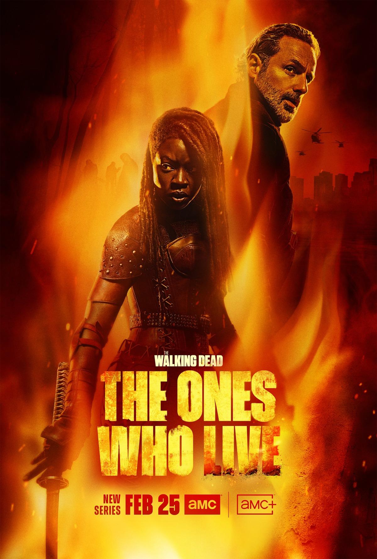 The Walking Dead The Ones Who Live Key Art Released   The Walking Dead The Ones Who Live Key Art Poster 