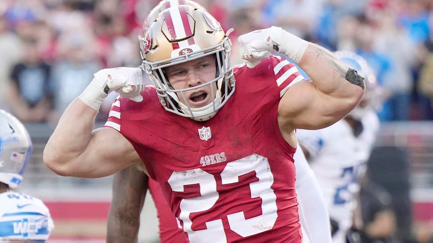 Christian McCaffrey surpasses Jerry Rice’s 49ers record for most touchdowns in a season, including playoffs