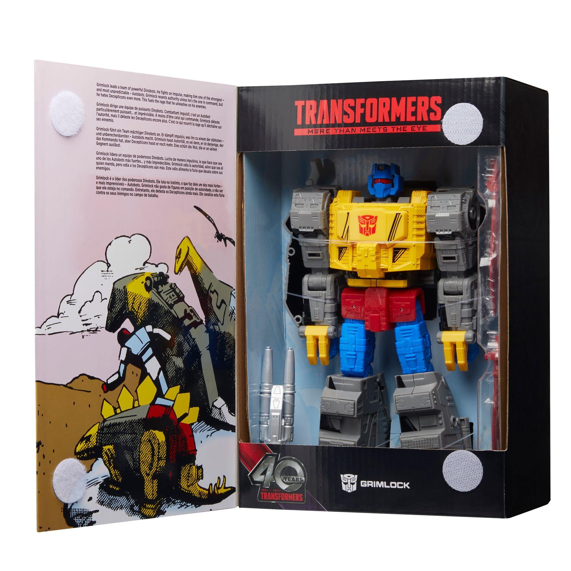 Transformers Generations Comic Book Shockwave and Grimlock Figures