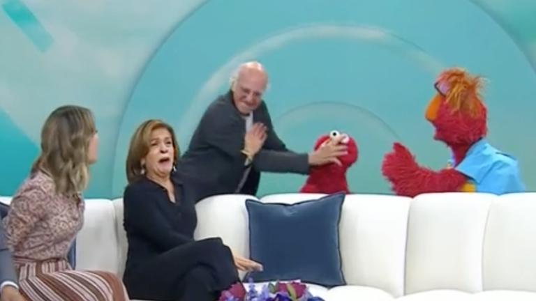 Larry David Attacks Elmo on Live TV During 'Today'
