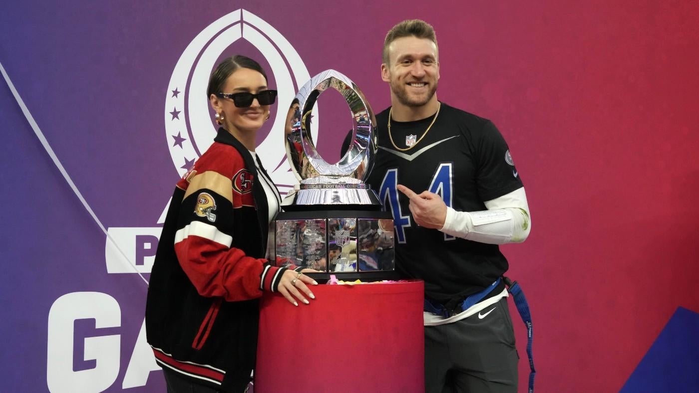 49ers' Kyle Juszczyk jokes Chiefs fan Taylor Swift won't wear clothes designed by his wife for Super Bowl