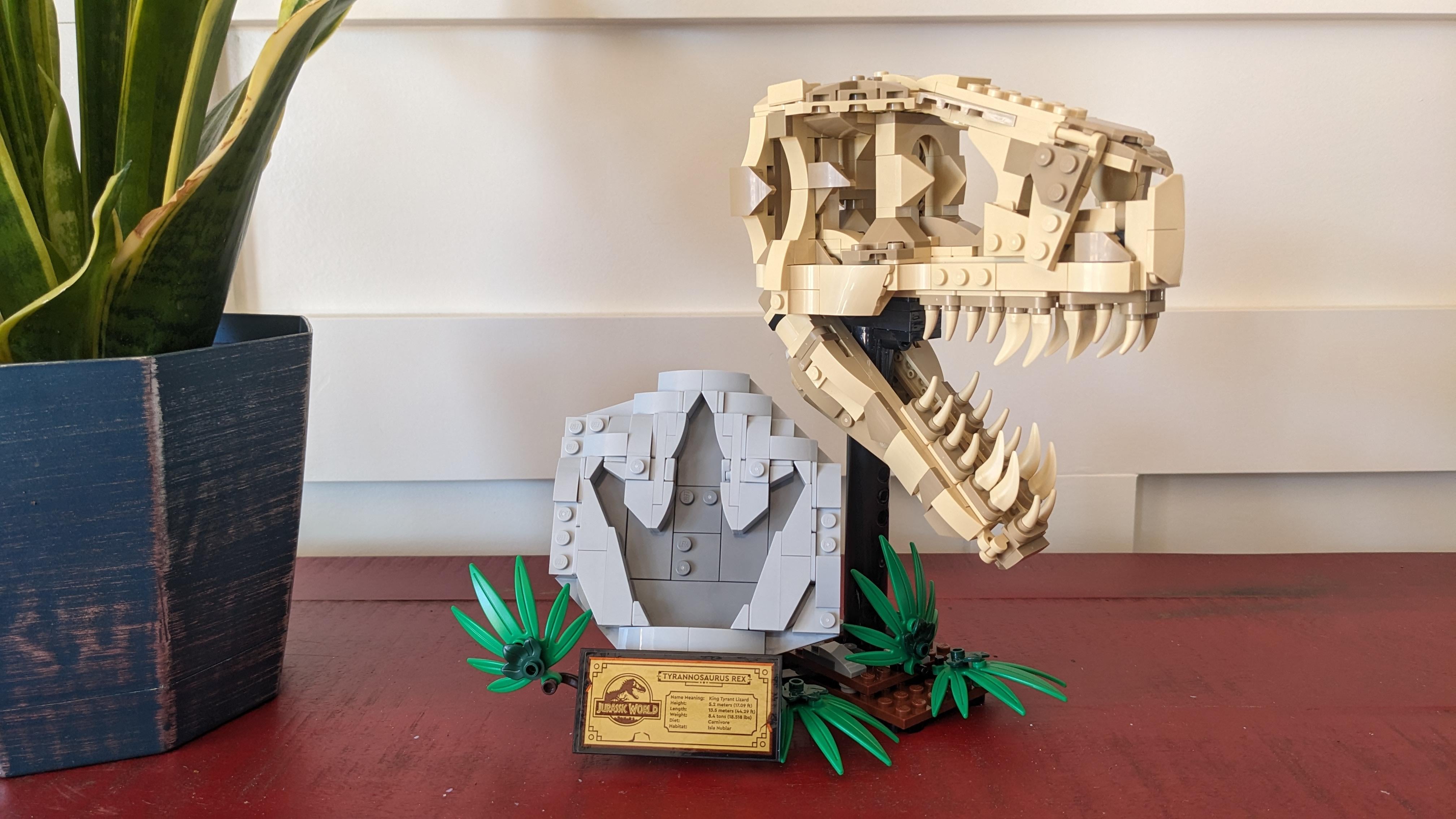 LEGO Jurassic World 76964 Окаменелости динозавра: обзор черепа тираннозавра