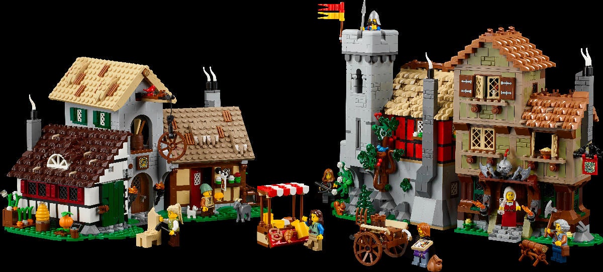 LEGO Icons 10332 Medieval Town Square появится в марте