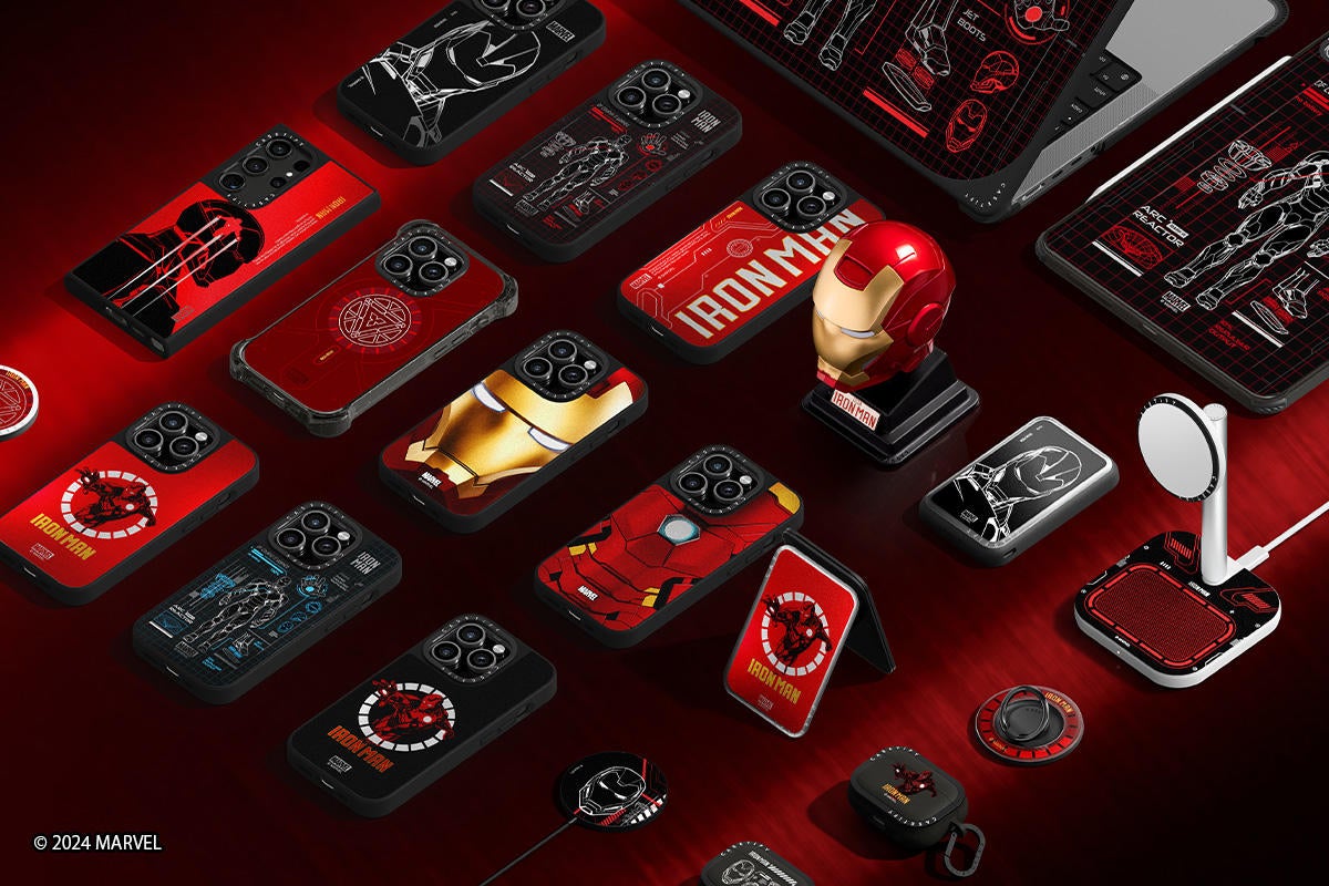 В коллекцию Marvel Iron Man x CASETiFY входит чехол для AirPods в виде шлема