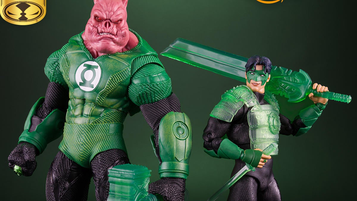 DC Multiverse Kilowog and Green Lantern 2-Pack Exclusive Lightning Deal ...