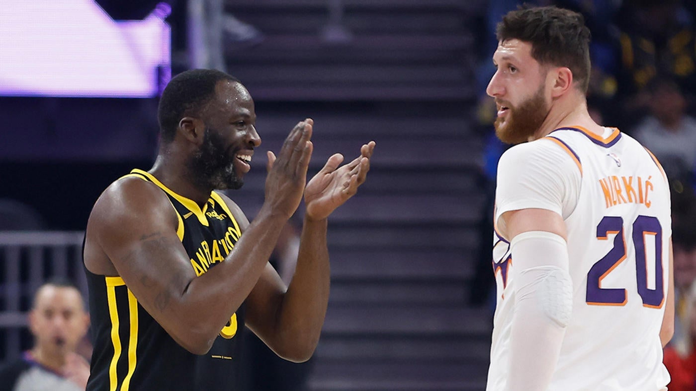 Draymond Green, Jusuf Nurkic exchange fiery comments after confrontations in first matchup since suspension
