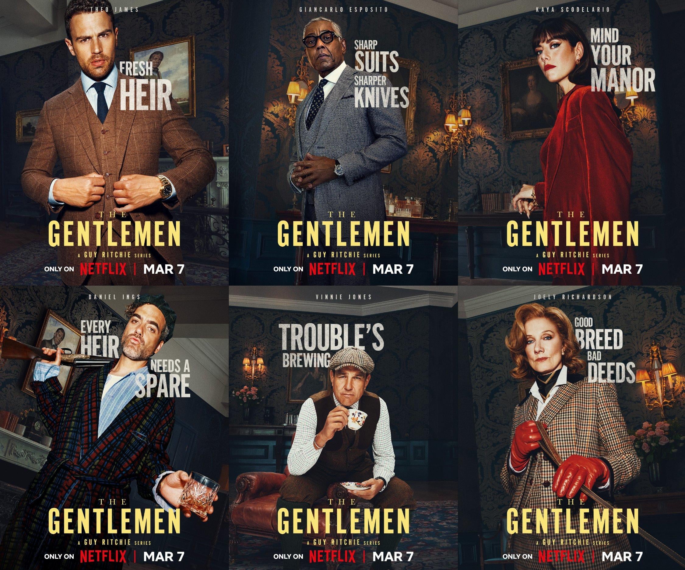 Guy Ritchie S The Gentlemen Character Posters Released By Netflix   The Gentlemen 