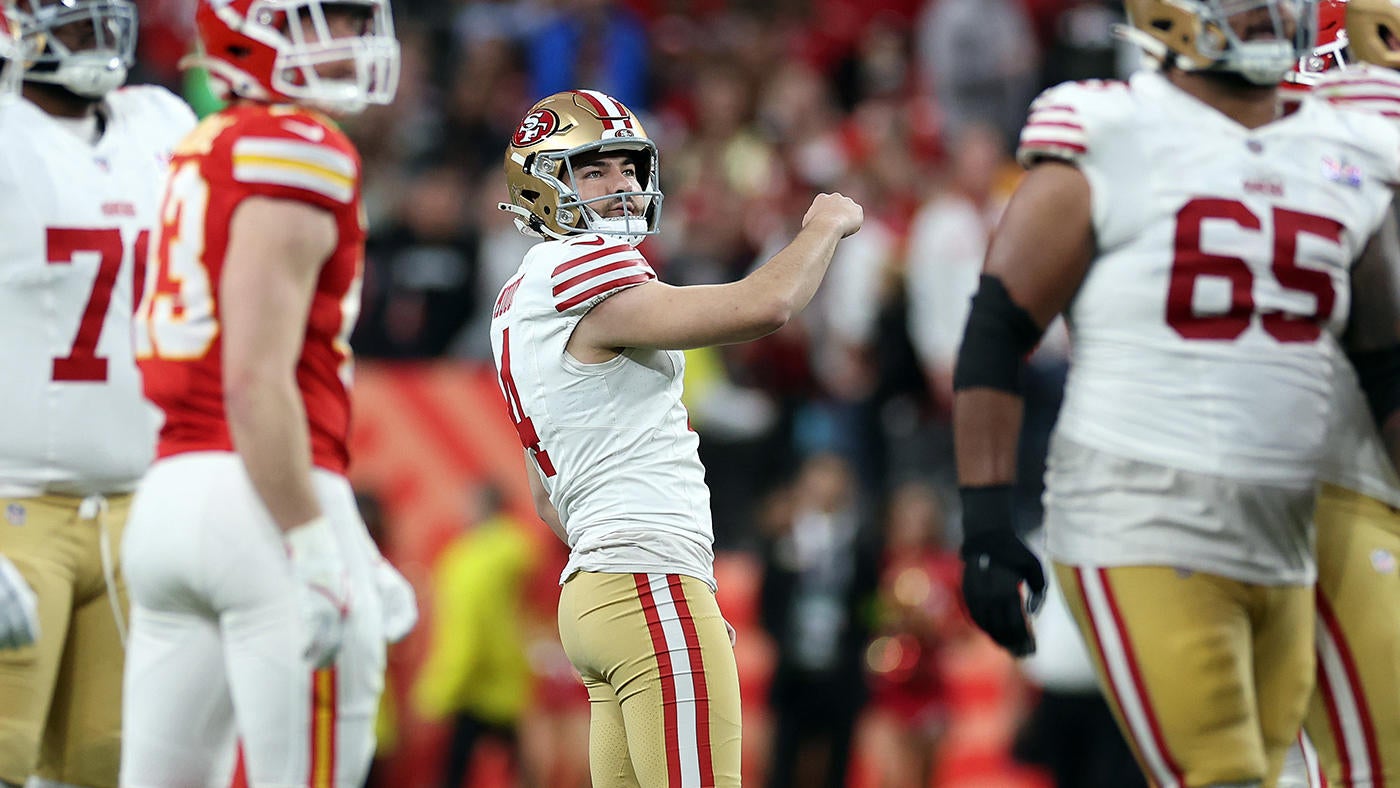 
                        49ers kicker Jake Moody breaks 30-year old Super Bowl record, only to watch it get topped 30 minutes later
                    