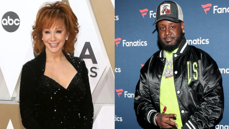 Reba McEntire Has Hilarious Exchange With T-Pain After National Anthem Rendition at Super Bowl