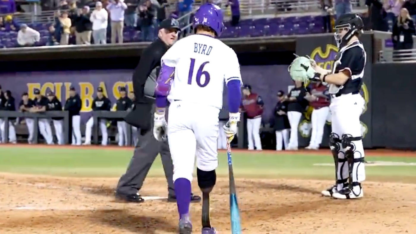 East Carolina’s Parker Byrd makes history as first Division I player to compete with a prosthetic leg