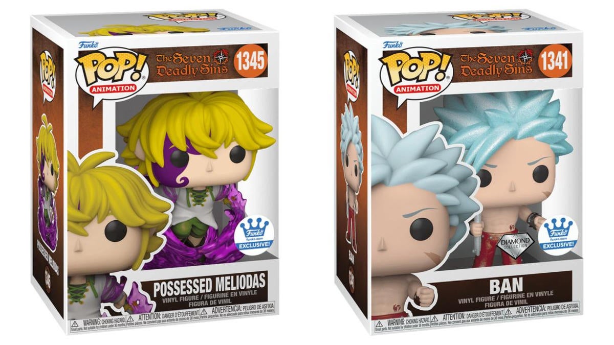The Seven Deadly Sins Funko Pops Adds Possessed Meliodas and Diamond Ban  Exclusives