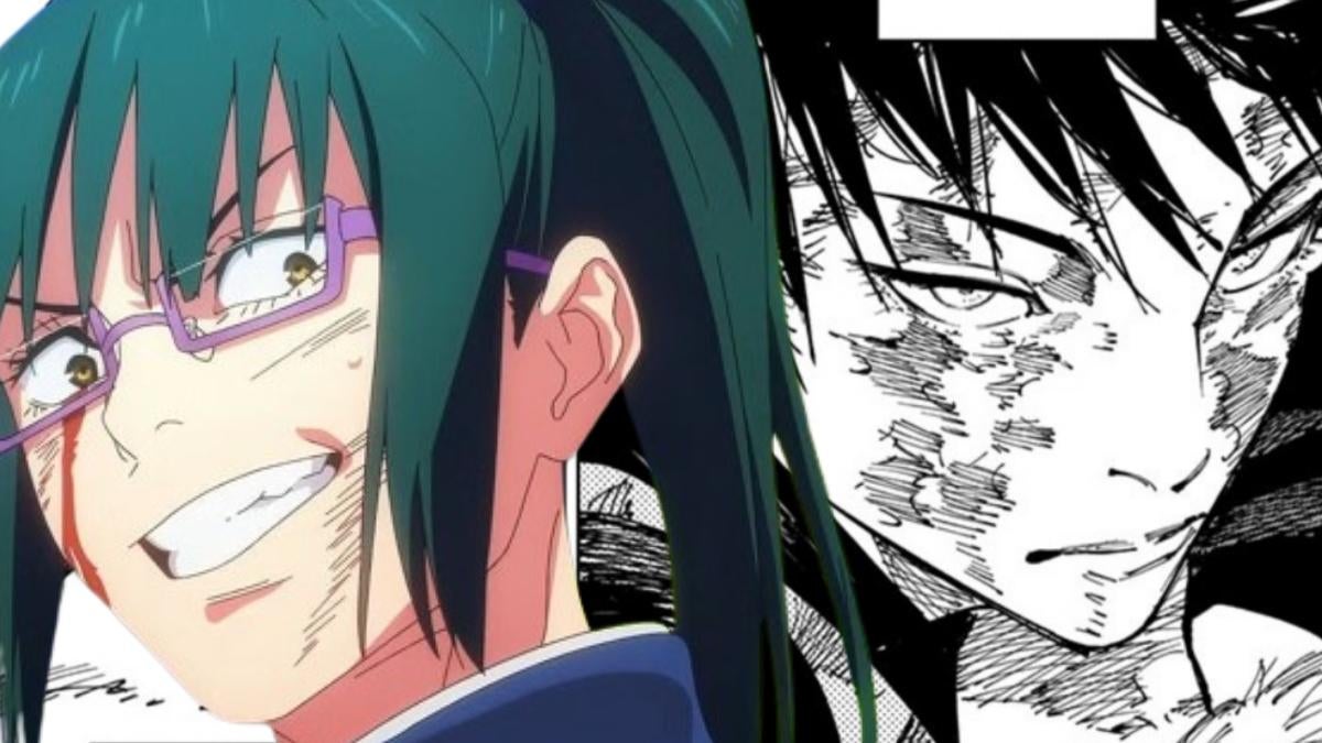 HD wallpaper: Jujutsu Kaisen, Maki Zenin, green hair, anime, Anime  screenshot | Wallpaper Flare