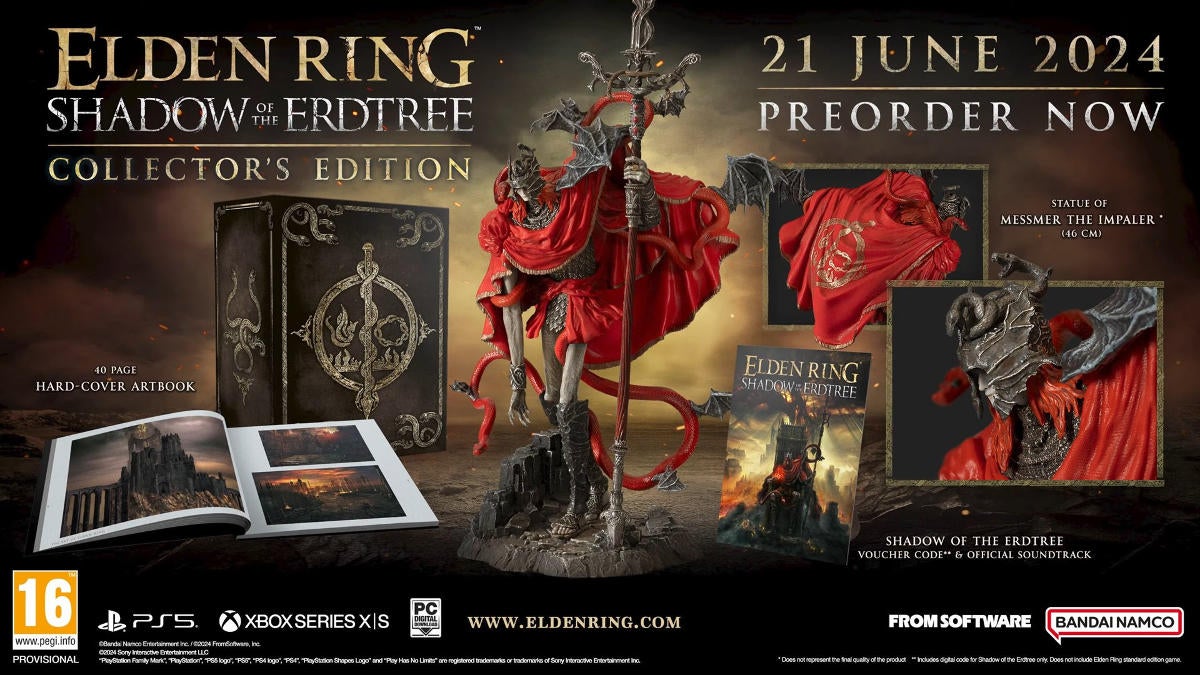 Elden Ring: Shadow of the Erdtree Collector's Edition Is Up For Pre-Order