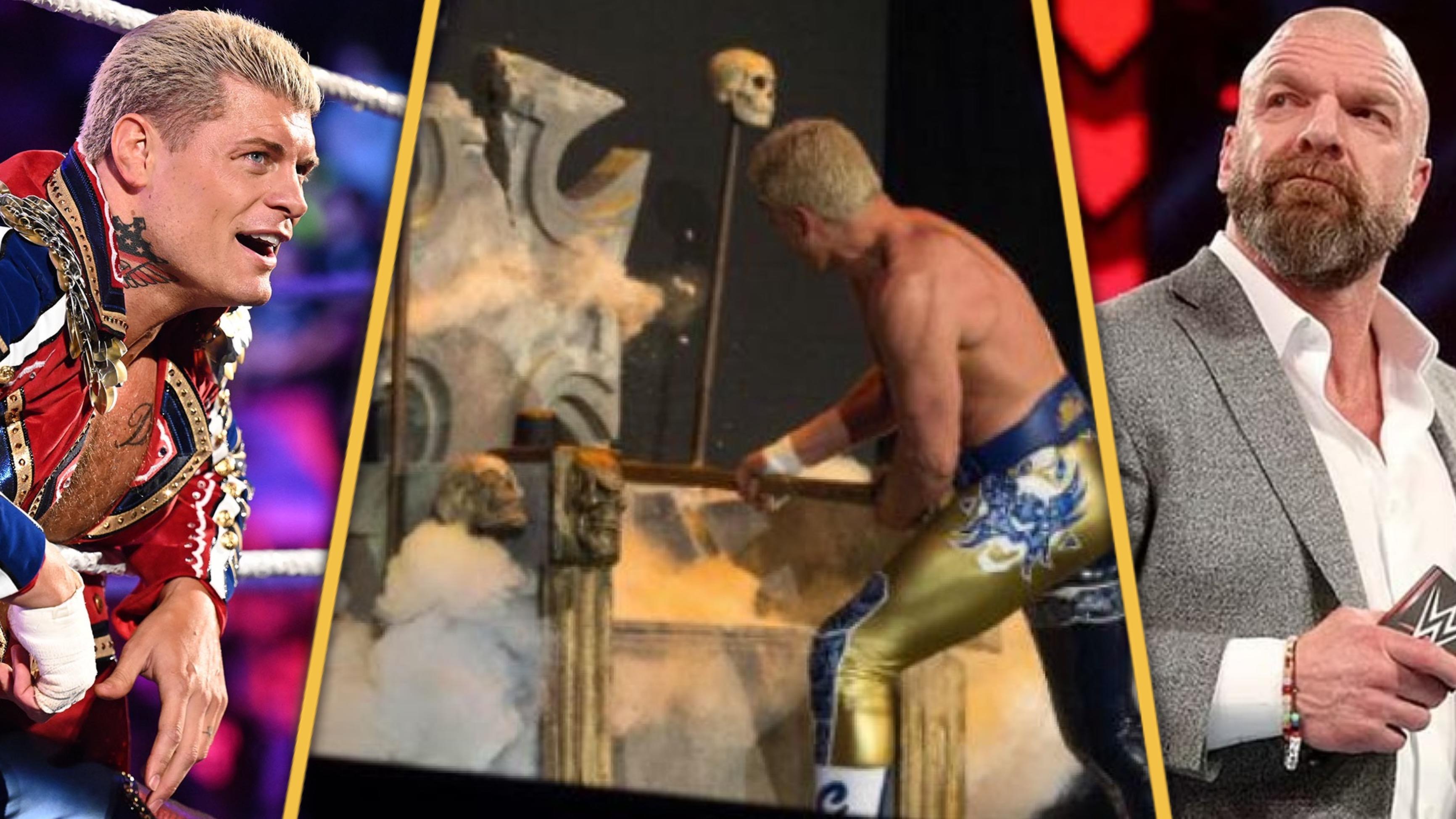 Triple H Finally Addresses Cody Rhodes Smashing the Throne in AEW: 