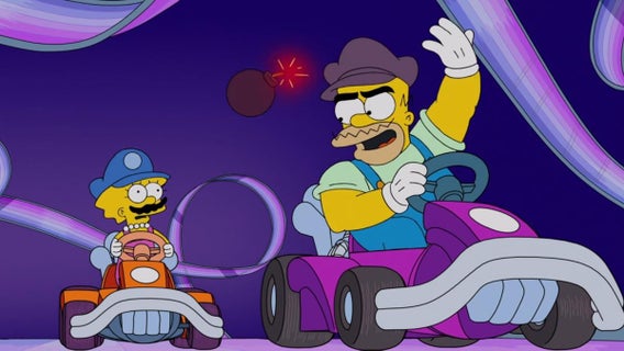 the-simpsons-mario-kart-parody