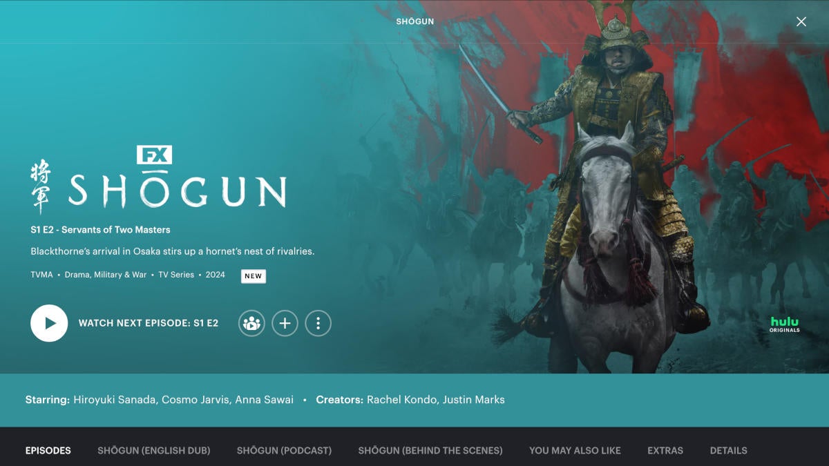 Shogun mini series streaming hot sale