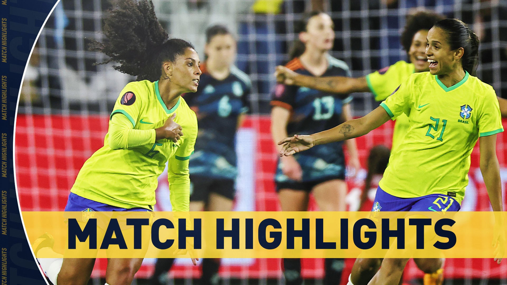 Brazil vs. Argentina  W Gold Cup Match Highlights (3/2