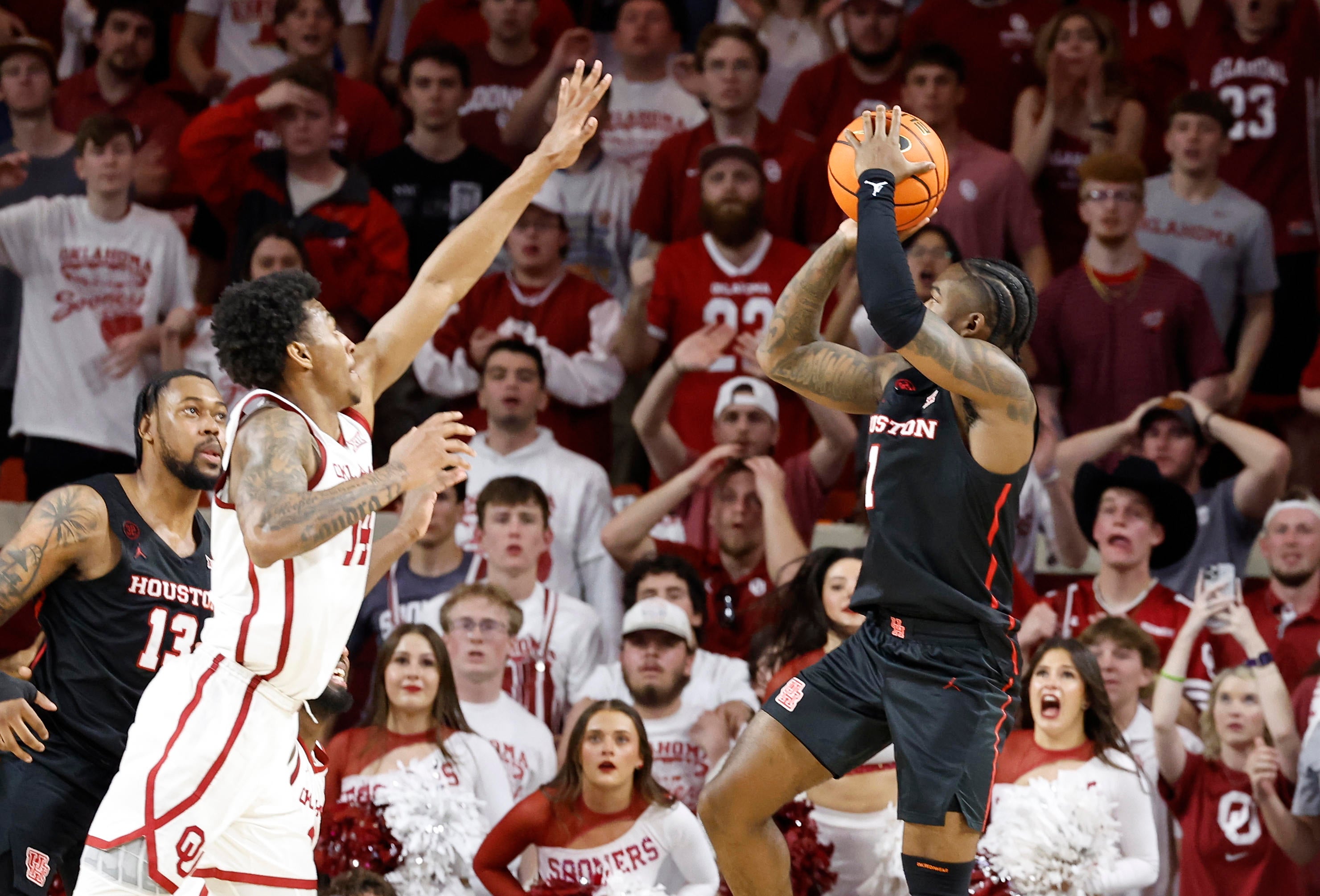 NCAA Basketball: Houston at Oklahoma