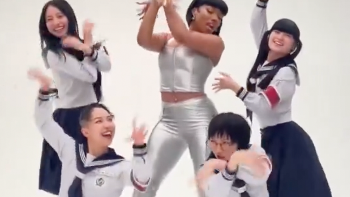 Megan Thee Stallion Tackles Viral Dance With Atarashii Gakko