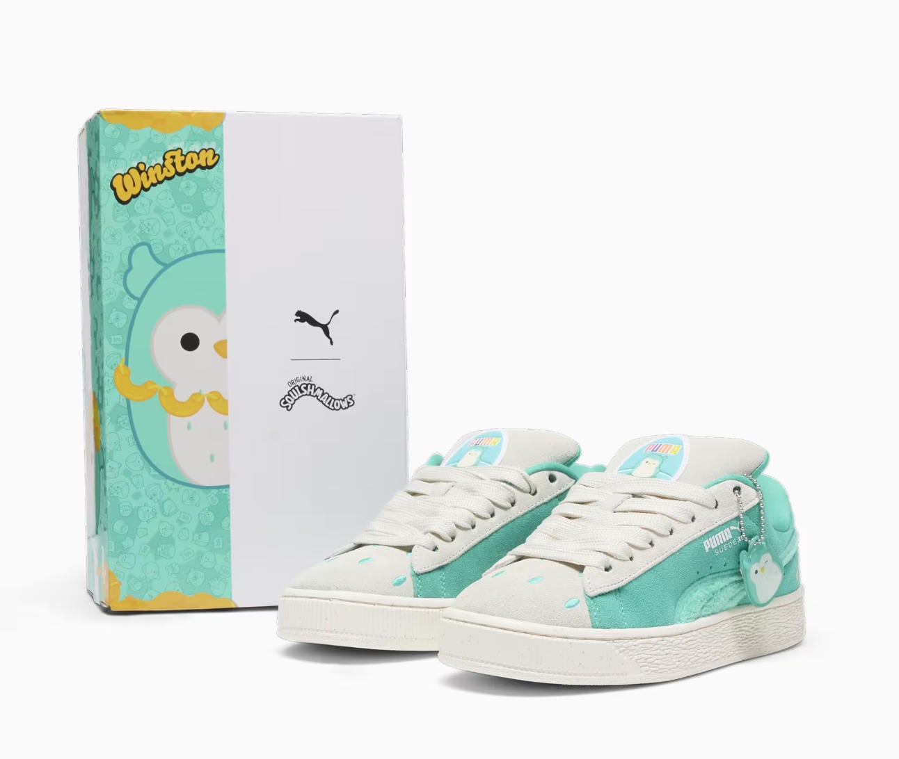 The Squishmallows x Puma Super Plush Sneaker Collection Is On Sale Now