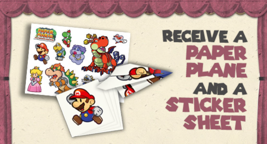 Pre order bonus paper mario deals
