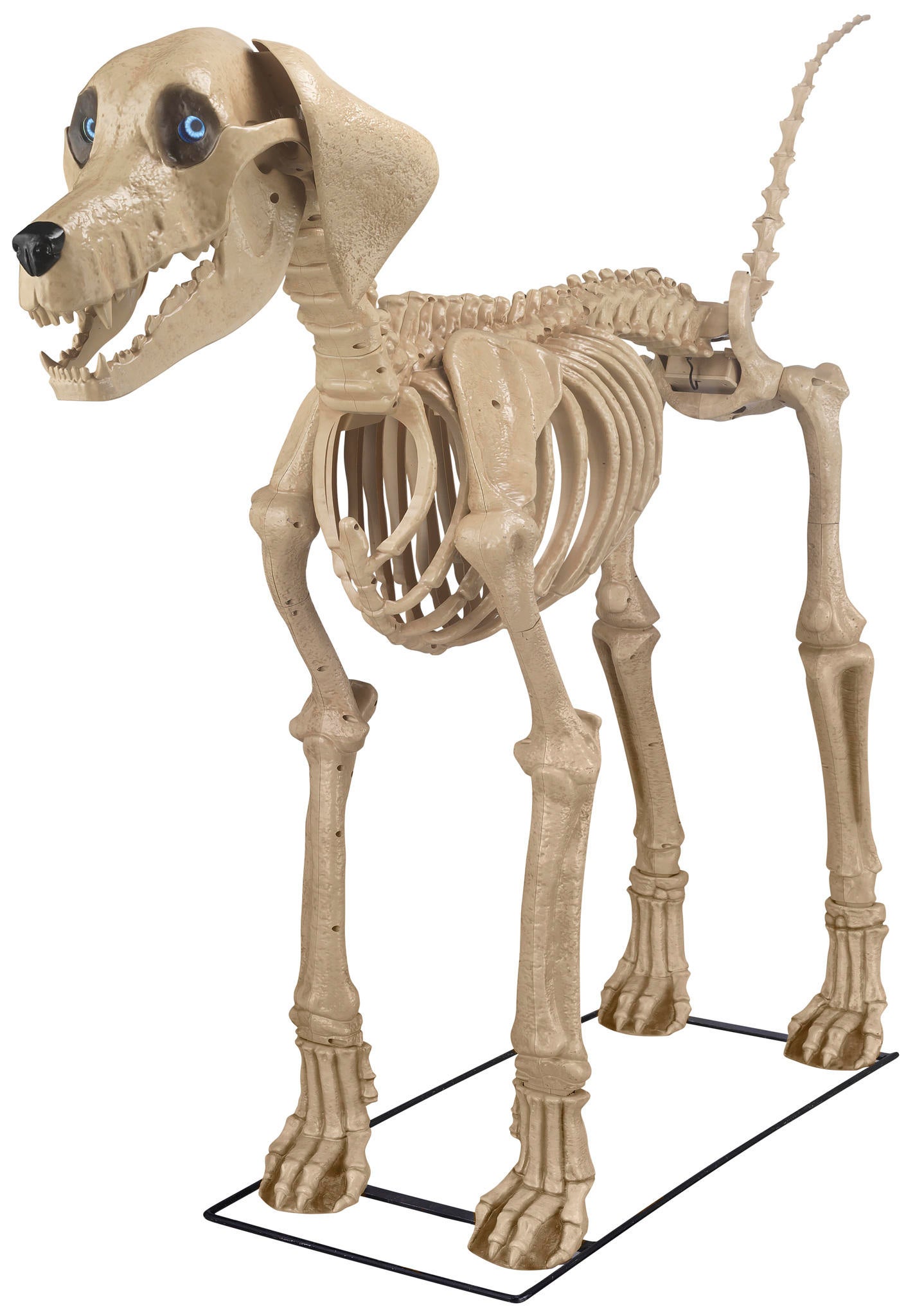 The Home Depot S Giant Skeleton Gets A Canine Companion And More This Year   Hope Depot Halloween Skeleton Dog 