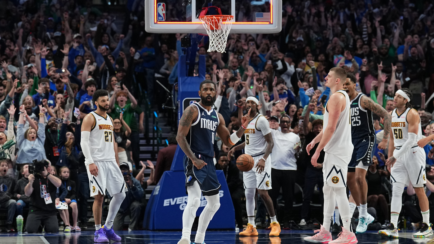 WATCH: Kyrie Irving hits one of the wildest buzzer-beaters you'll ever see as Mavericks stun Nuggets