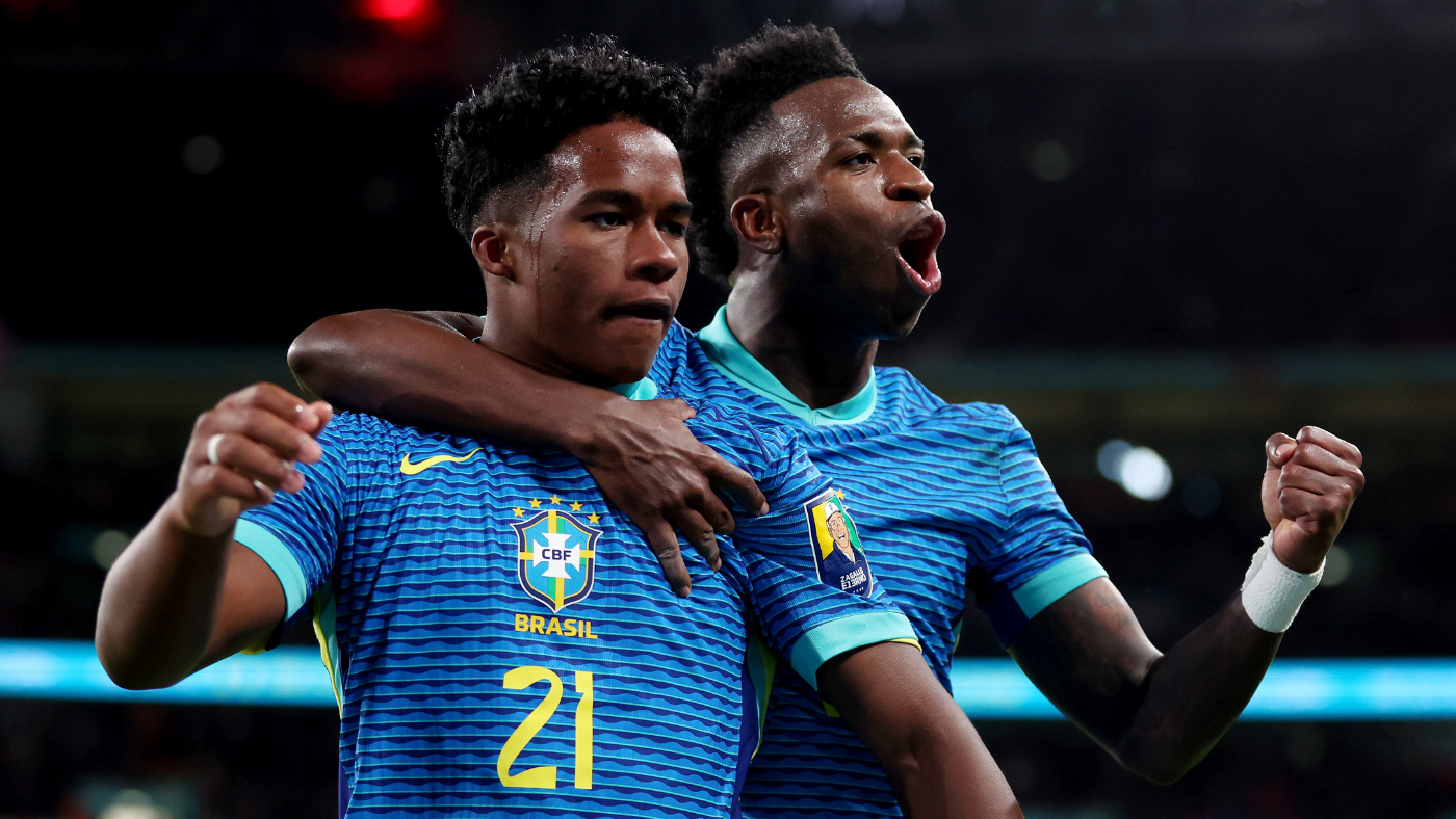 Vinicius Junior and Endrick give a glimpse of Brazil's future while England struggle without Harry Kane