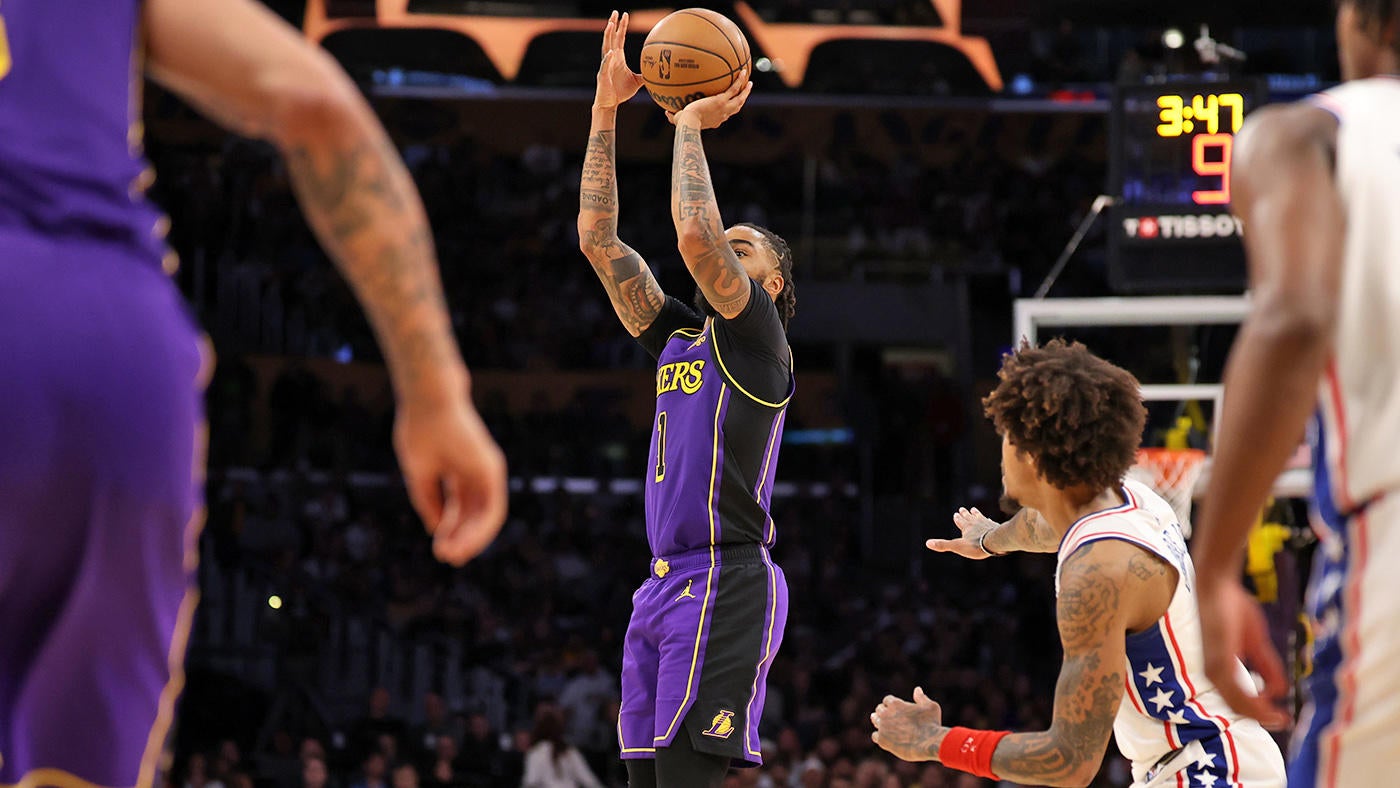 D'Angelo Russell sets Lakers record for most 3-pointers in a single season, but that's not saying much