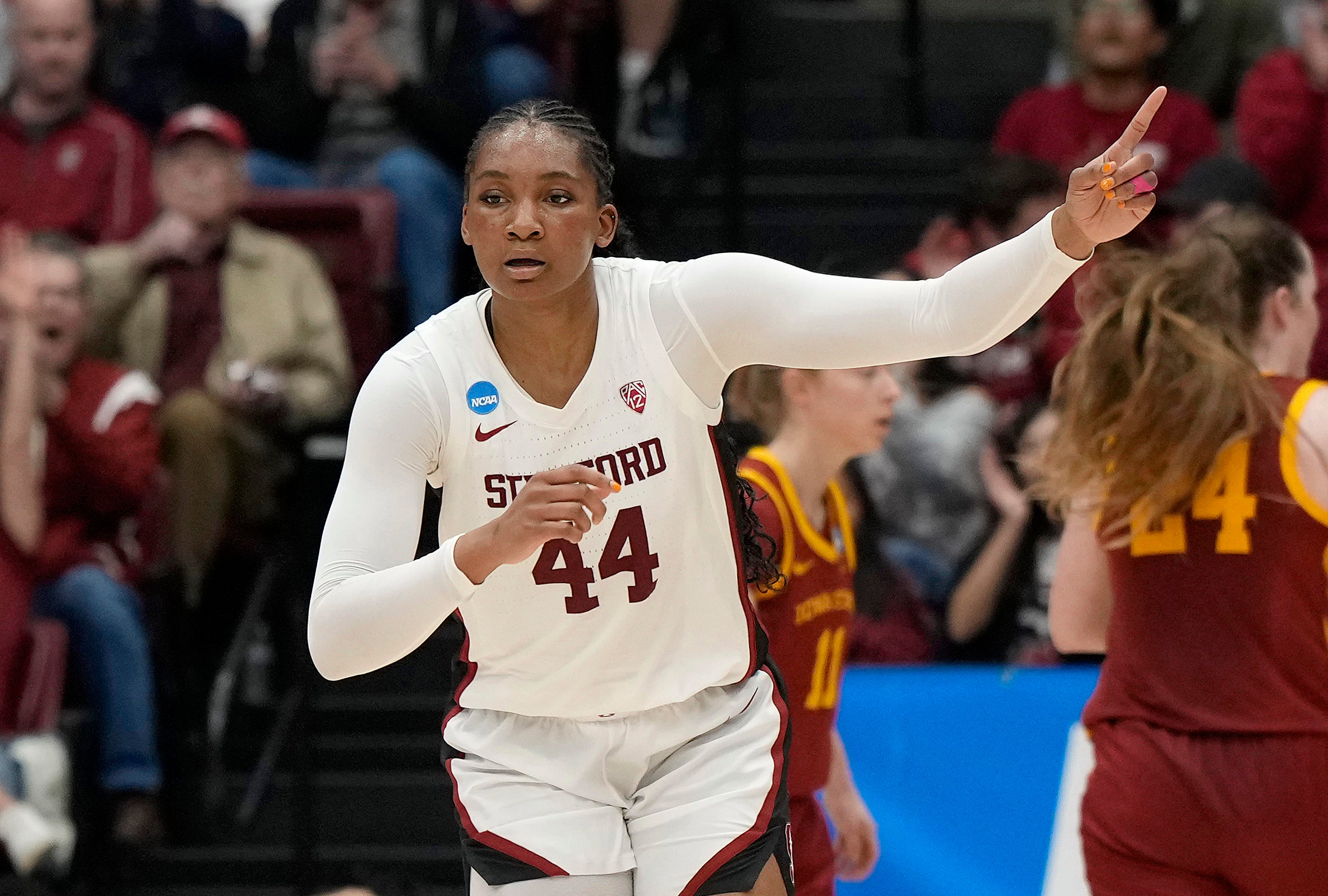 NCAA Women's Tournament 2024: Stanford survives a scare from Iowa State as Kiki Iriafen scores 41 points