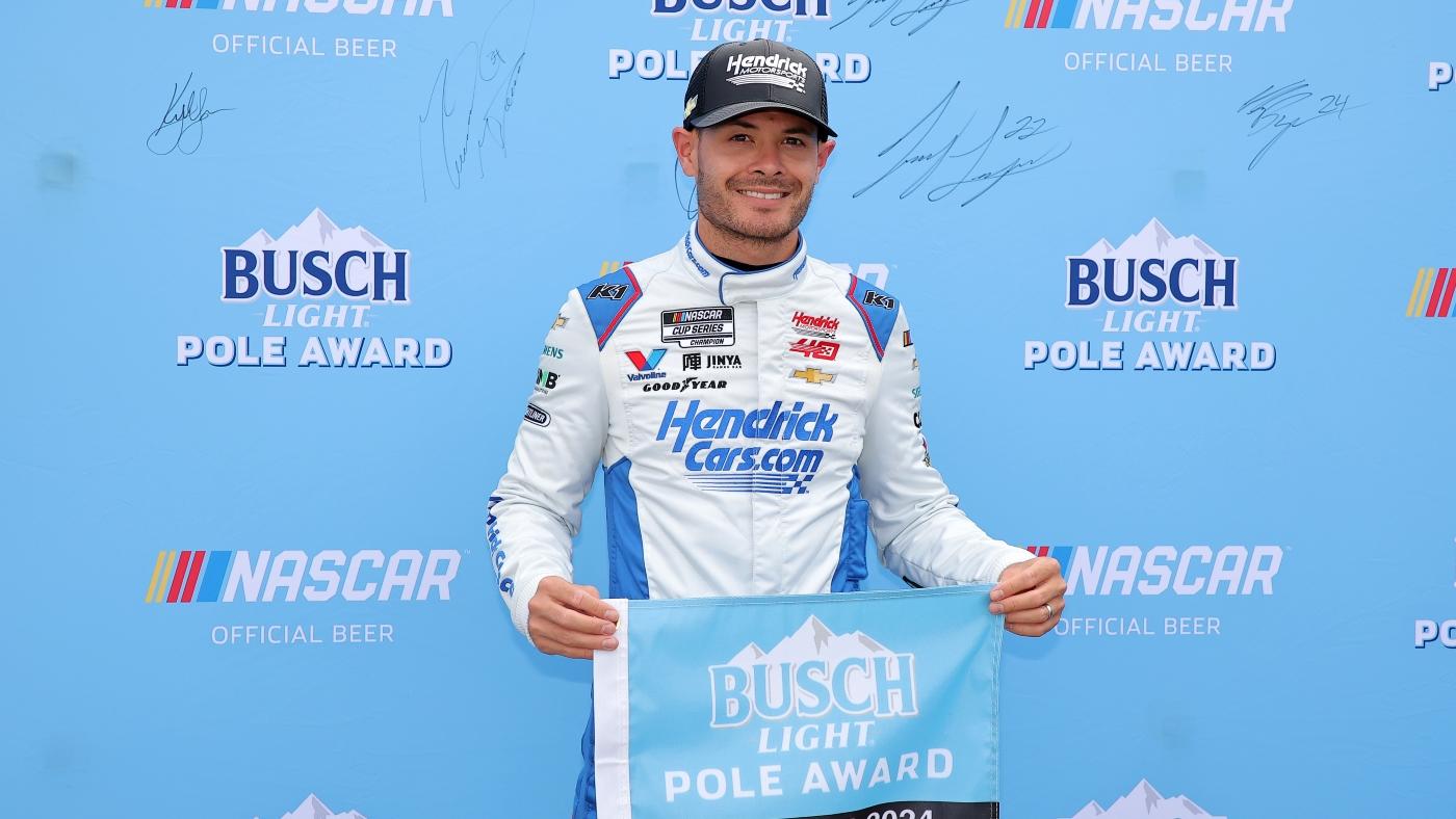 NASCAR at Richmond starting lineup: Kyle Larson edges out Chase Elliott for his first pole of 2024