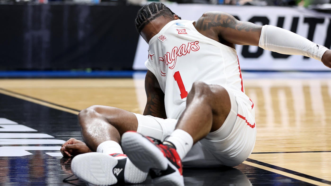 Jamal Shead injury: Houston star leaves Sweet 16 game loss to Duke with ankle injury in first half