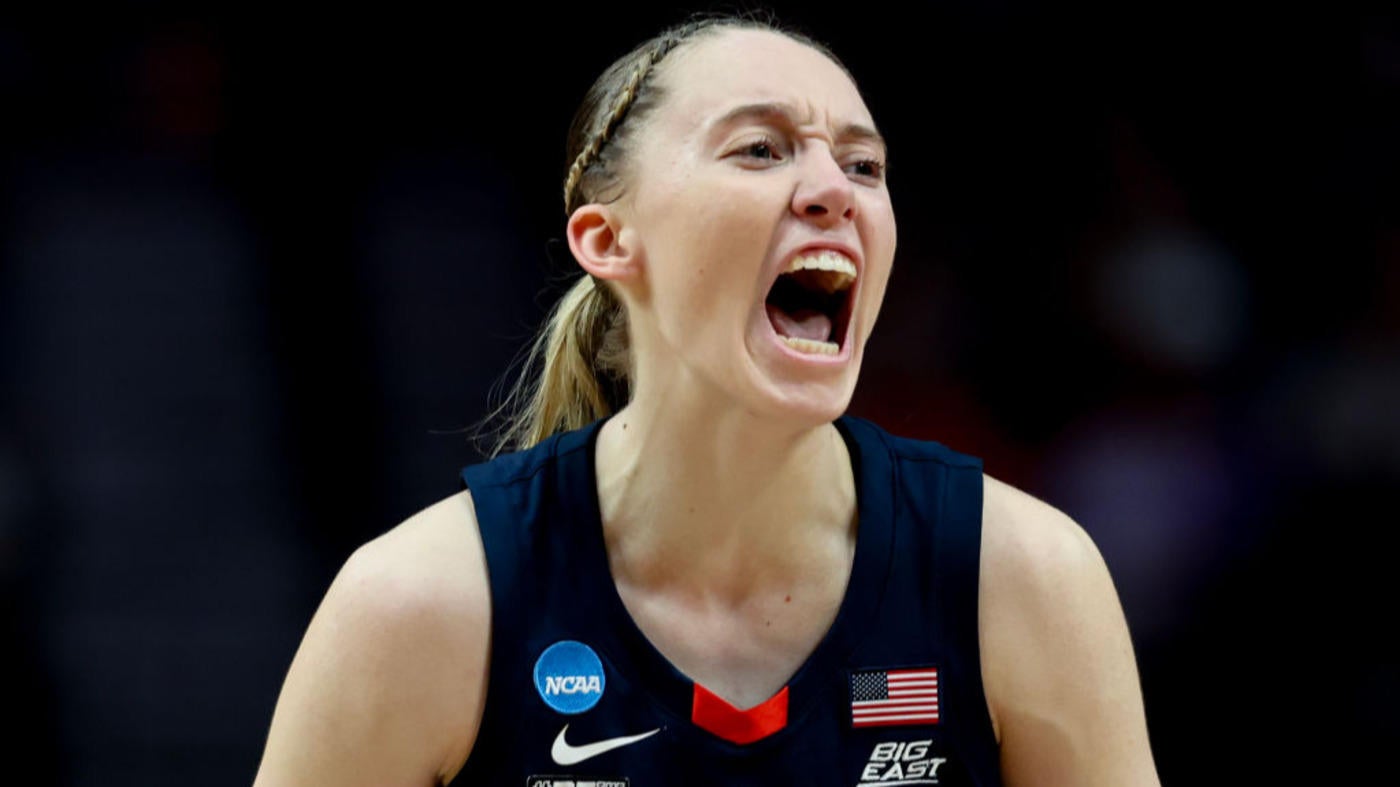 
                        March Madness 2024: UConn women, men both advance to Final Four for fifth time in school history
                    