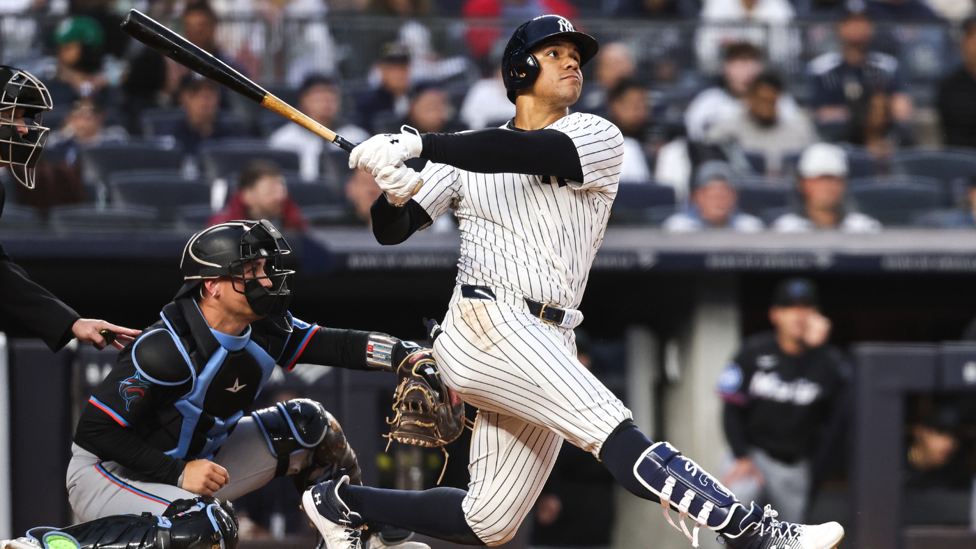 WATCH: Juan Soto unloads a three-run blast for first home run in pinstripes at Yankee Stadium