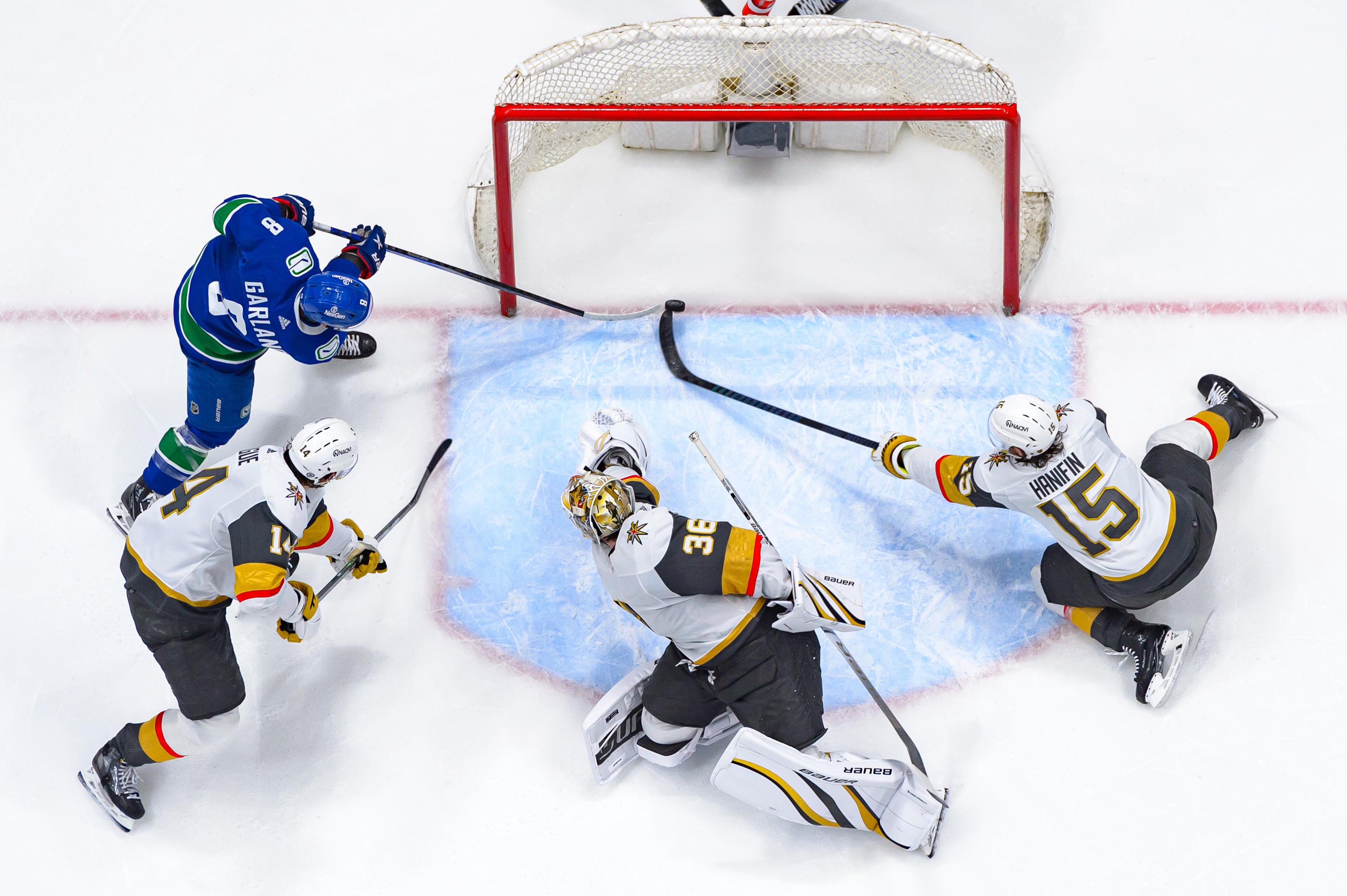 Canucks Beat Golden Knights In Battle Of West Elite