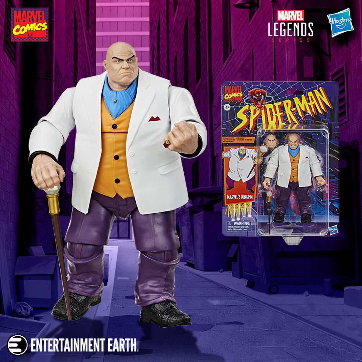 Фигурка Человека-паука Marvel Legends Retro Kingpin возвращается