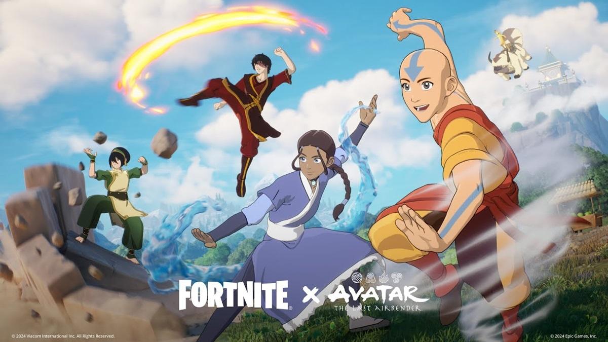 Событие Fortnite x Avatar добавляет магию огня, Аанга и многое другое