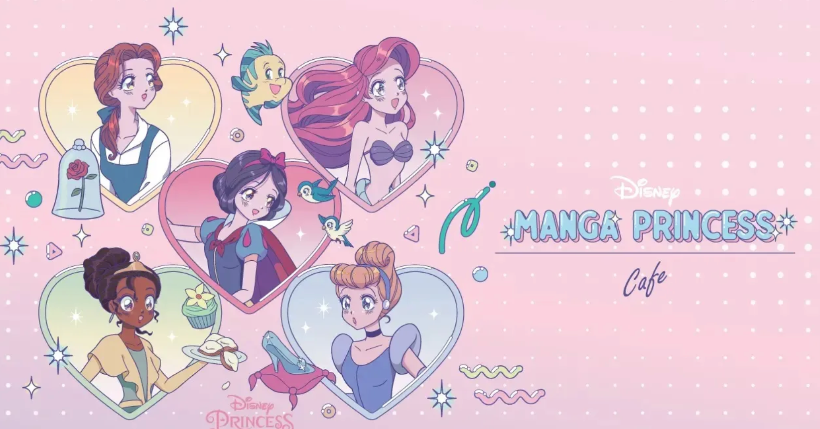 Анонсировано кафе Disney's Manga Princess