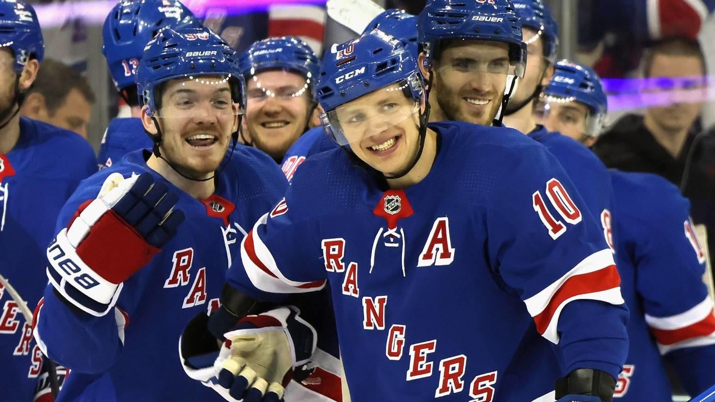 NHL Rewind: Rangers capture Presidents' Trophy, Golden Knights rally to beat Avalanche in overtime