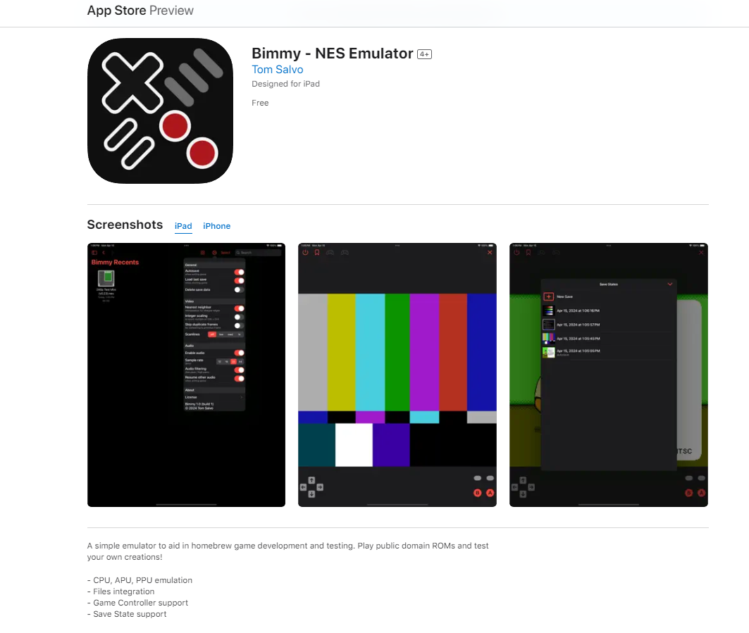 Эмулятор NES появился в App Store, но его быстро удалили