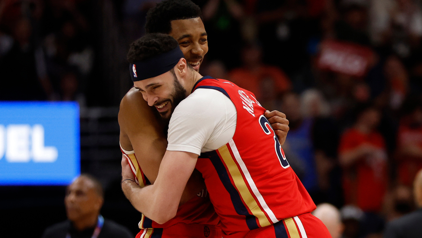 Larry Nance Jr. is betting on the Pelicans to upset the Thunder, but only figuratively: 'No Jontay Porter'
