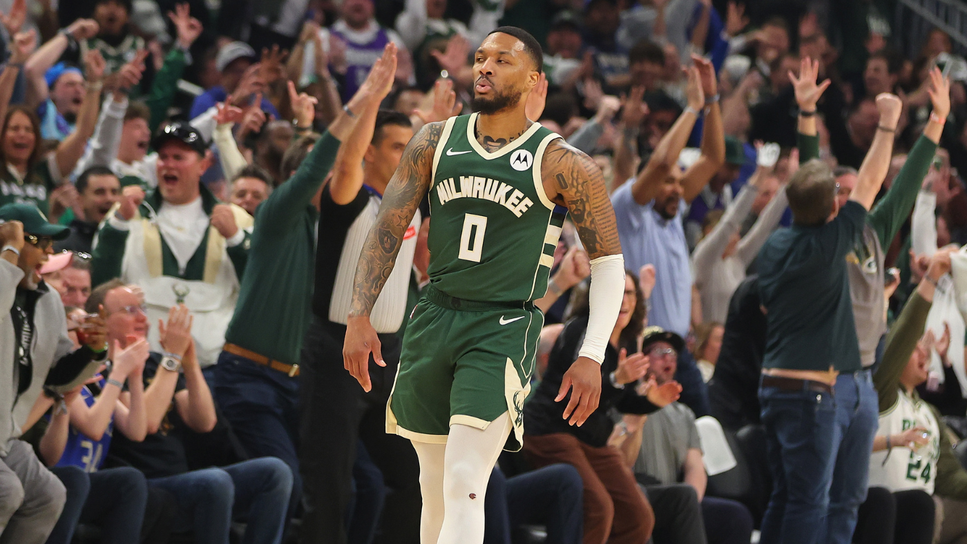 Damian Lillard goes off in Bucks playoff debut vs. Pacers: 'This is what y'all brought me here for'