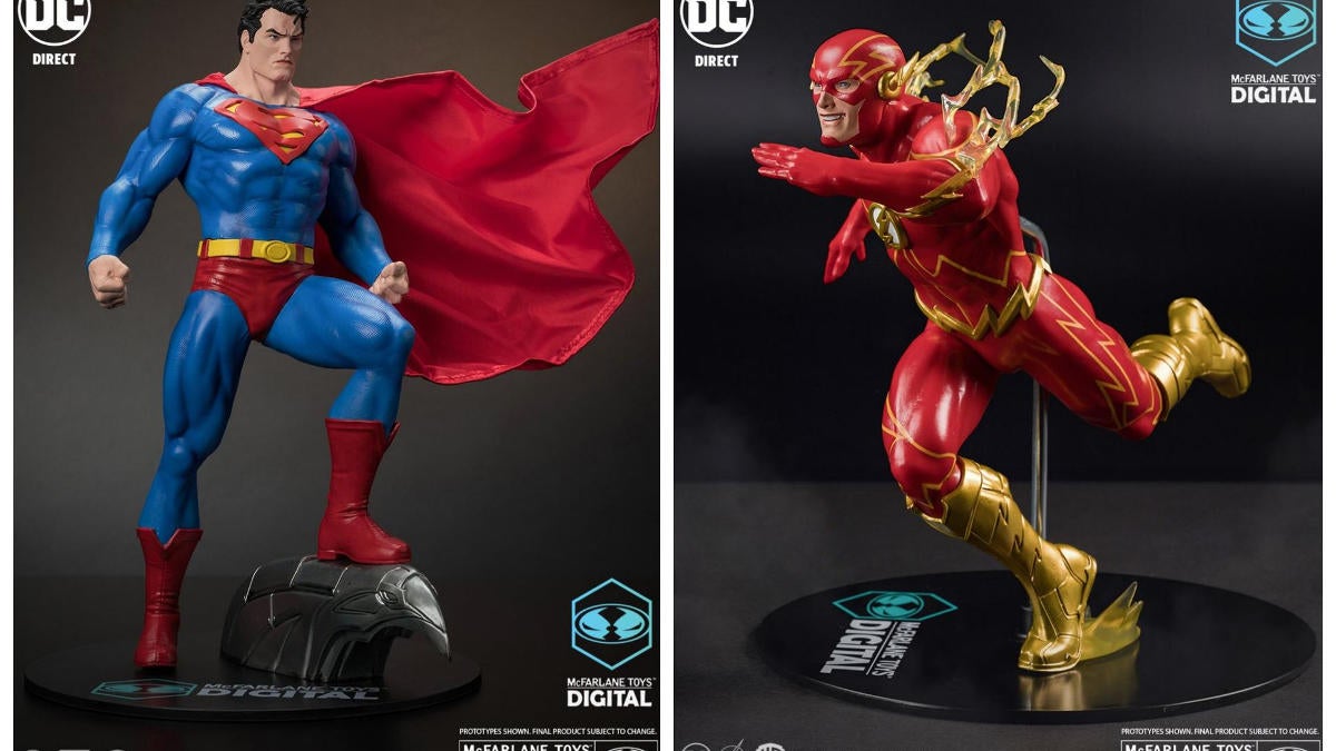 McFarlane Toys Honors Jim Lee with Stunning Superman and The Flash Statues